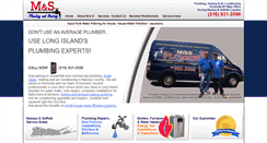 Desktop Screenshot of mands-plumbing.com